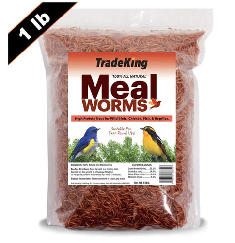 TradeKing Dried Mealworms (5 Lbs)