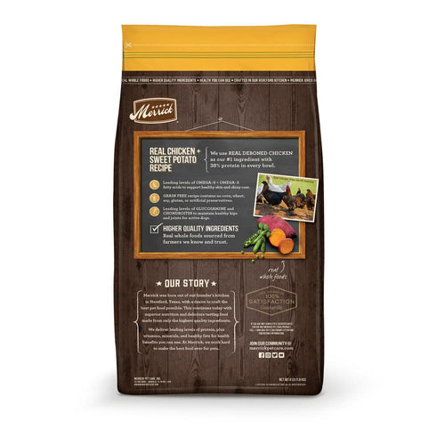 Merrick Grain Free Real Chicken and Sweet Potato Dry Dog Food