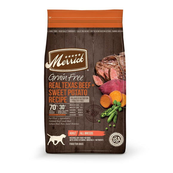 Merrick Grain Free Real Texas Beef and Sweet Potato Dry Dog Food