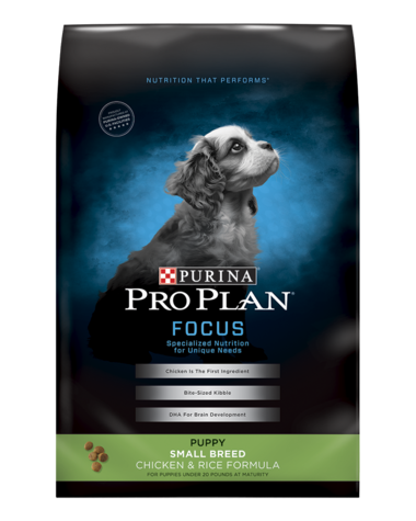 Pro plan focus puppy small breed best sale