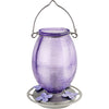 Nature's Way Bird Products Lilac Dreams Antique Glass Gravity Hummingbird Feeder