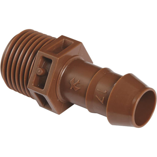 Rain Bird 1/2 In. Male Pipe Thread x 1/2 In. Barb Sprinkler-To-Drip-Adapter