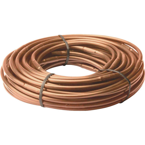 Rain Bird 1/4 In. X 50 Ft. Brown Poly Emitter Drip Tubing