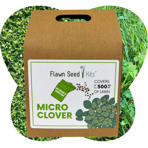 planting micro clover seed Flawn Seed Kits Micro Clover Eco-Friendly Seeding Kit (Up to 500 Sq. ft.) - Westerly, RI