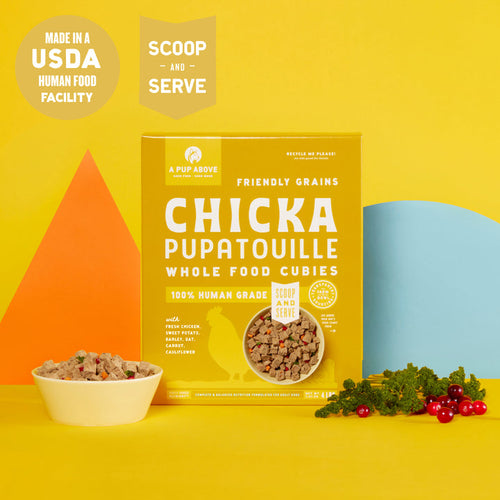 A Pup Above Chicka Pupatouille Whole Food Cubies (2.5 Oz)