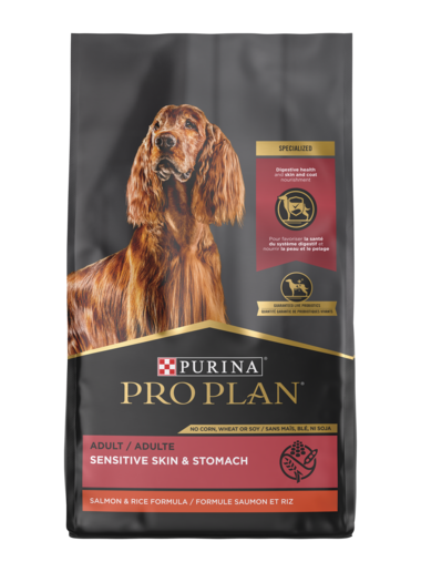 Purina Pro Plan Adult Sensitive Skin & Stomach Salmon & Rice Formula For Dogs