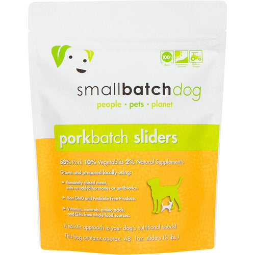 Smallbatch Porkbatch Frozen Dog Food (18 Lb Patties - Bulk Box)