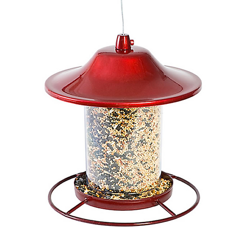 Perky-Pet® Red Sparkle Panorama Feeder - 2 lb Seed Capacity (1-Count)