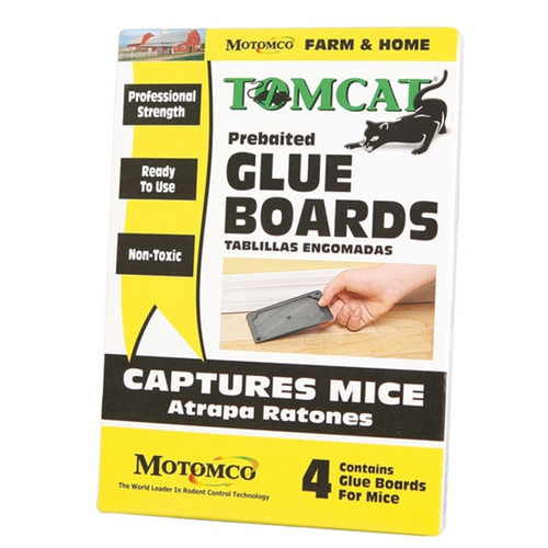 TOMCAT PREBAITED GLUE BOARDS 4 PACK (0.150 lbs)