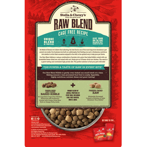 Stella & Chewy's Raw Blend Kibble Cage Free Recipe Dry Dog Food