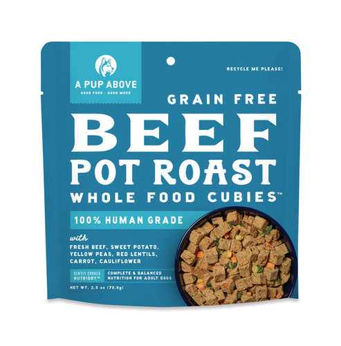 A Pup Above Beef Pot Roast Whole Food Cubies (2.5 oz)