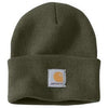 Watch Hat, Acrylic, Dark Green