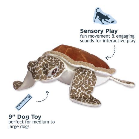 Tall Tails  Animated Sea Turtle Dog Toy