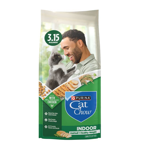 Purina Cat Chow Indoor Healthy Weight and Hairball Dry Cat Food With Chicken