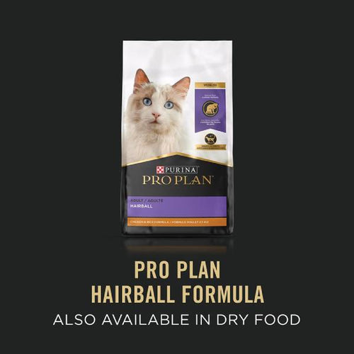 Purina Pro Plan Hairball Chicken Entrée Classic Wet Cat Food
