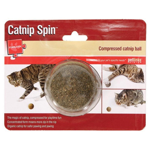 CATNIP SPIN COMPRESSED CATNIP TOY