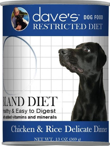 Dave's Restricted Diet Bland Chicken And Rice Canned Dog Food