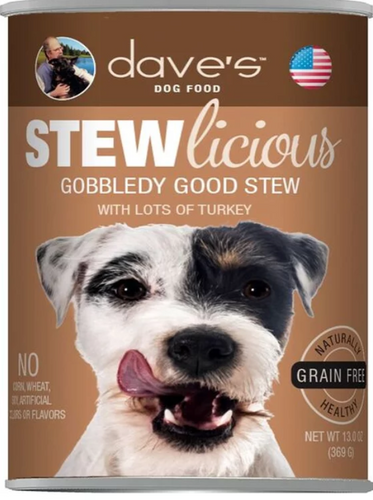 Dave's Stewlicious Gobbledy Good Stew Canned Dog Food (13 oz Single Can)